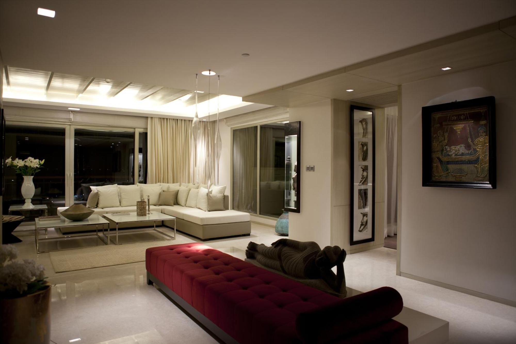 Vivanta Surajkund, NCR Faridabad Kamer foto A living room with indirect lighting